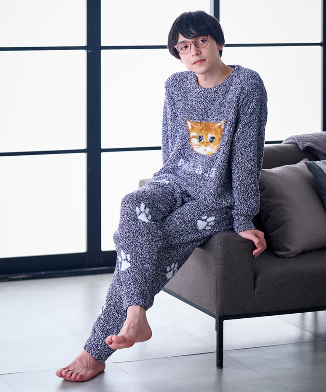 ヌネットジプシーwithクリザンテーム天竺パジャマ ピンク