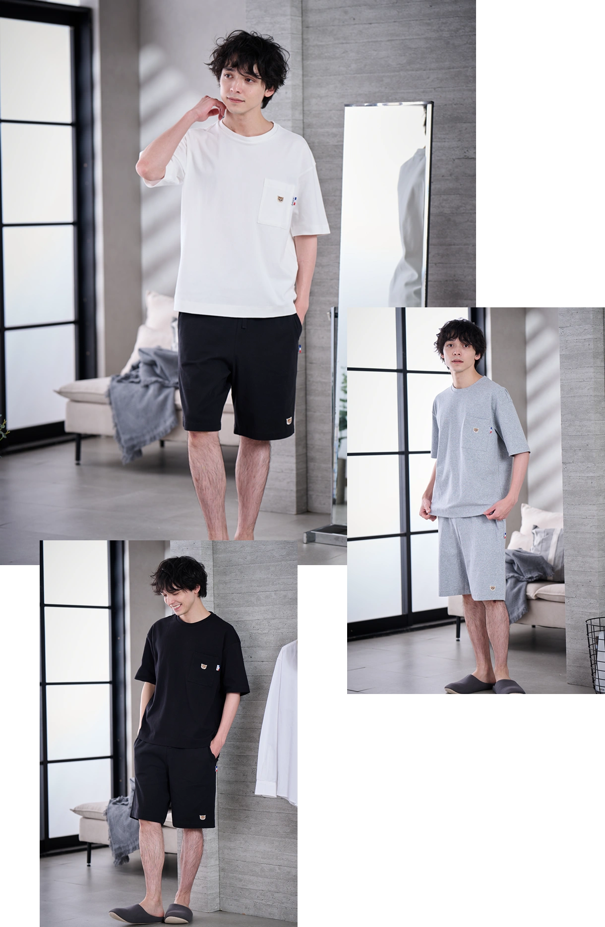 summer ルームウェアの着用イメージ