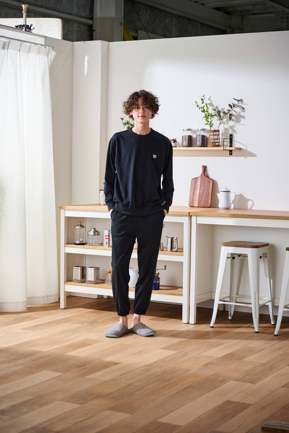 sweat ルームウェアの着用イメージ