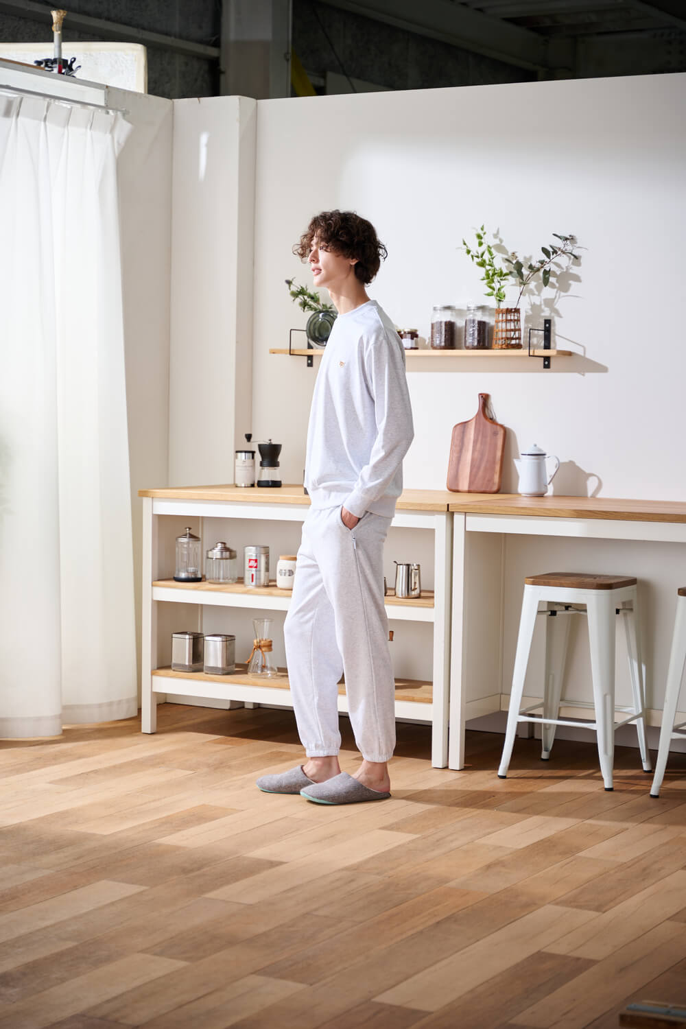 sweat ルームウェアの着用イメージ